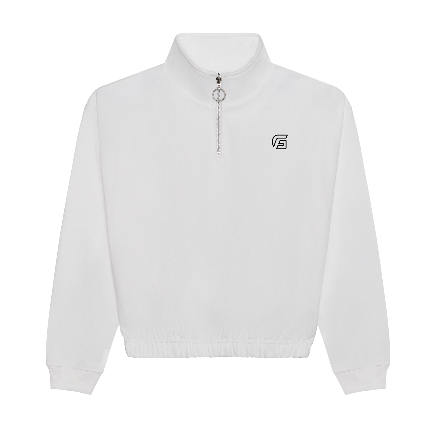 Focusgolf Swing Strong Men's Arctic White Qtr Zip Sweatshirt