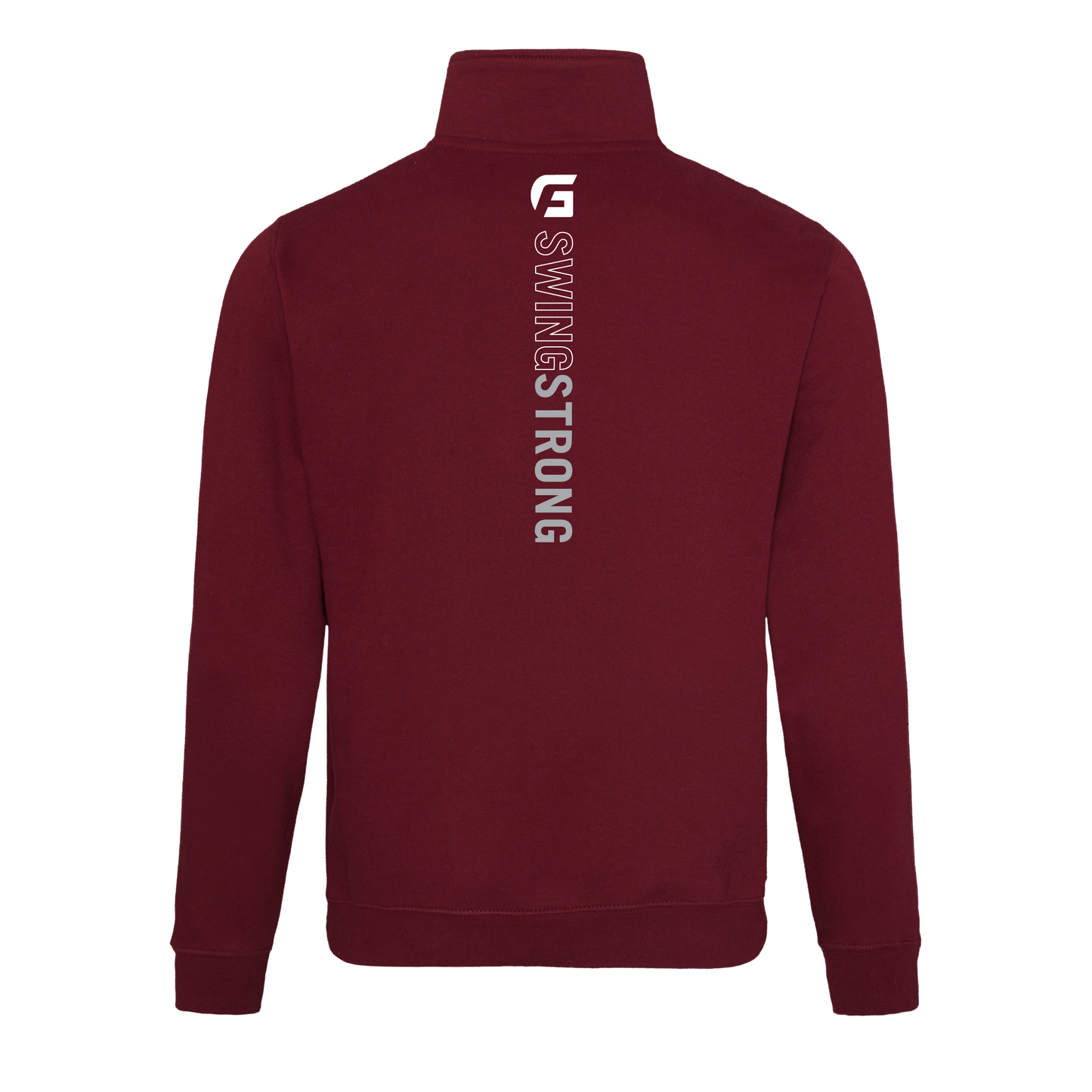 Focusgolf Swing Strong Men's Blaze Burgundy Qtr Zip Sweatshirt