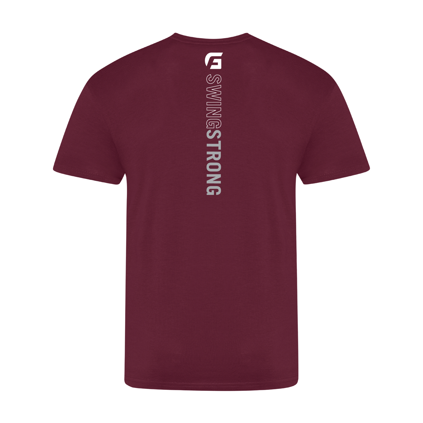 Focusgolf Swing Strong Men's Blaze Burgundy Tee