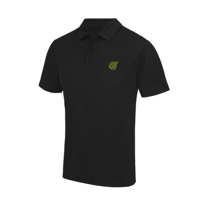 Focusgolf Swing Strong Men's Carbon Black Polo Shirt 
