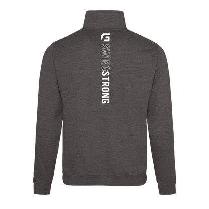 Focusgolf Swing Strong Men's Graphite Grey Qtr Zip Sweatshirt