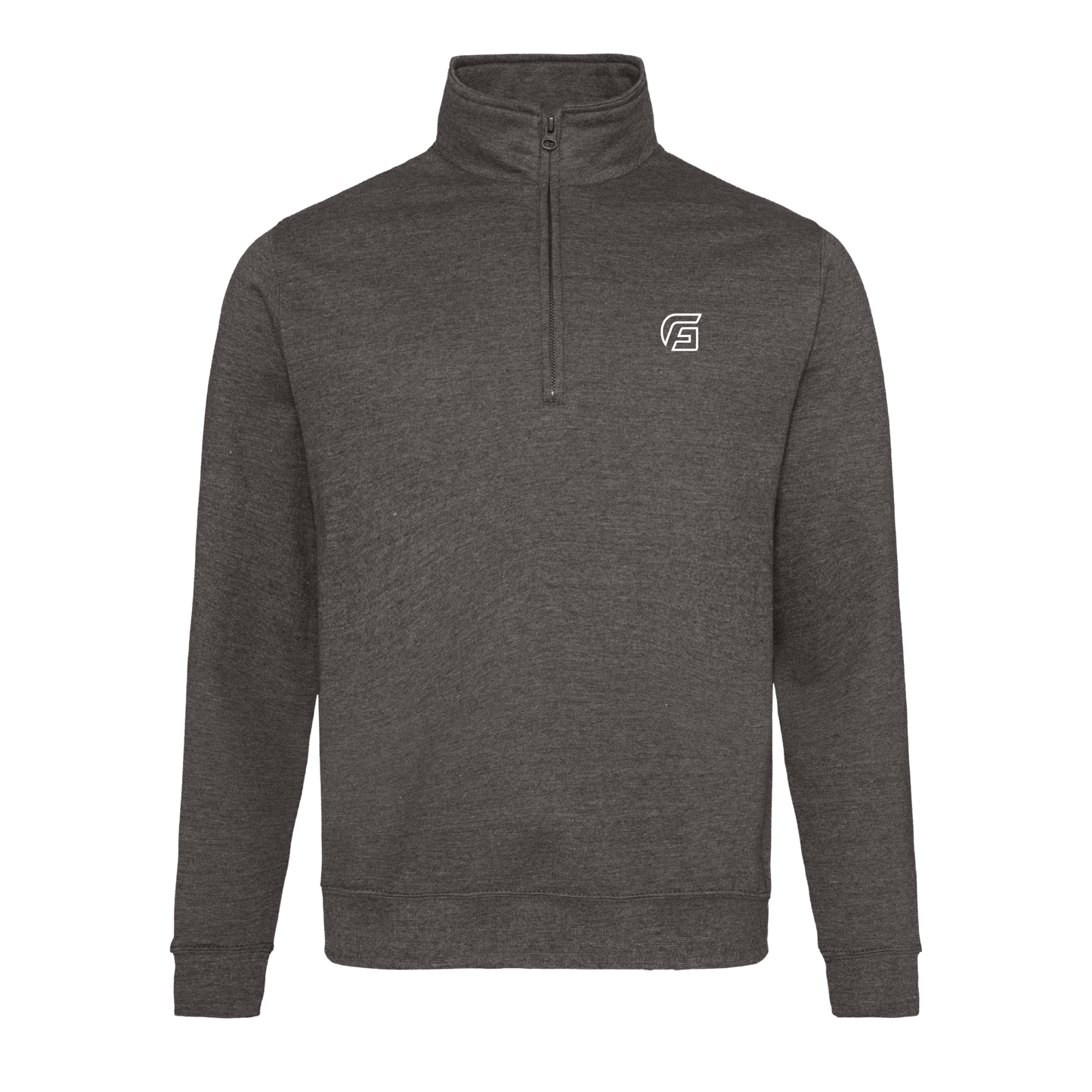 Focusgolf Swing Strong Men's Graphite Grey Qtr Zip Sweatshirt