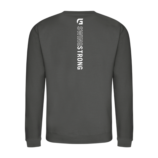Focusgolf Swing Strong Men's Graphite Grey Sweatshirt