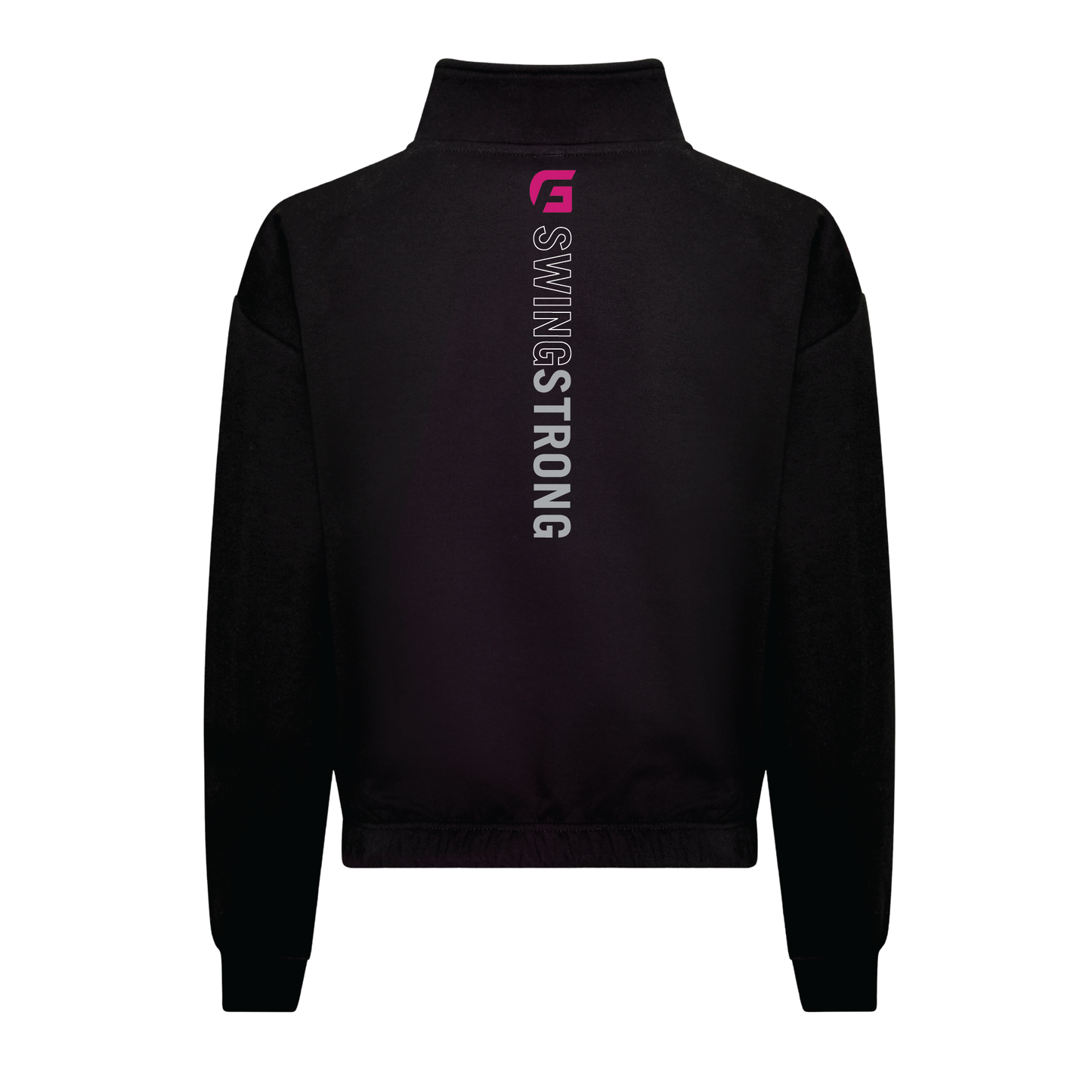 Focusgolf Swing Strong Women's Carbon Black Qtr Zip Sweatshirt