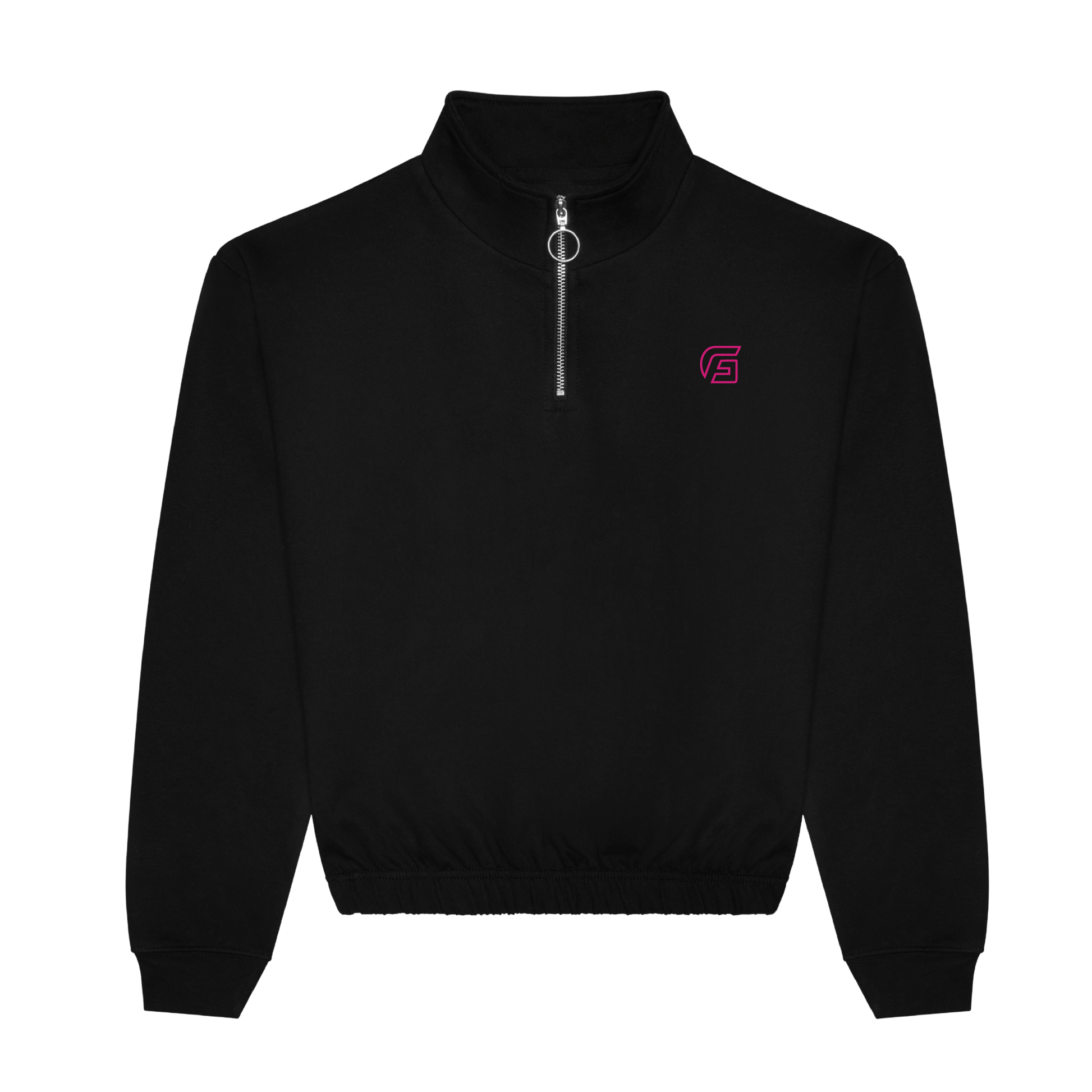 Focusgolf Swing Strong Women's Carbon Black Qtr Zip Sweatshirt