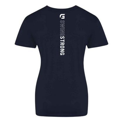 Focusgolf Swing Strong Women's French Navy Tee