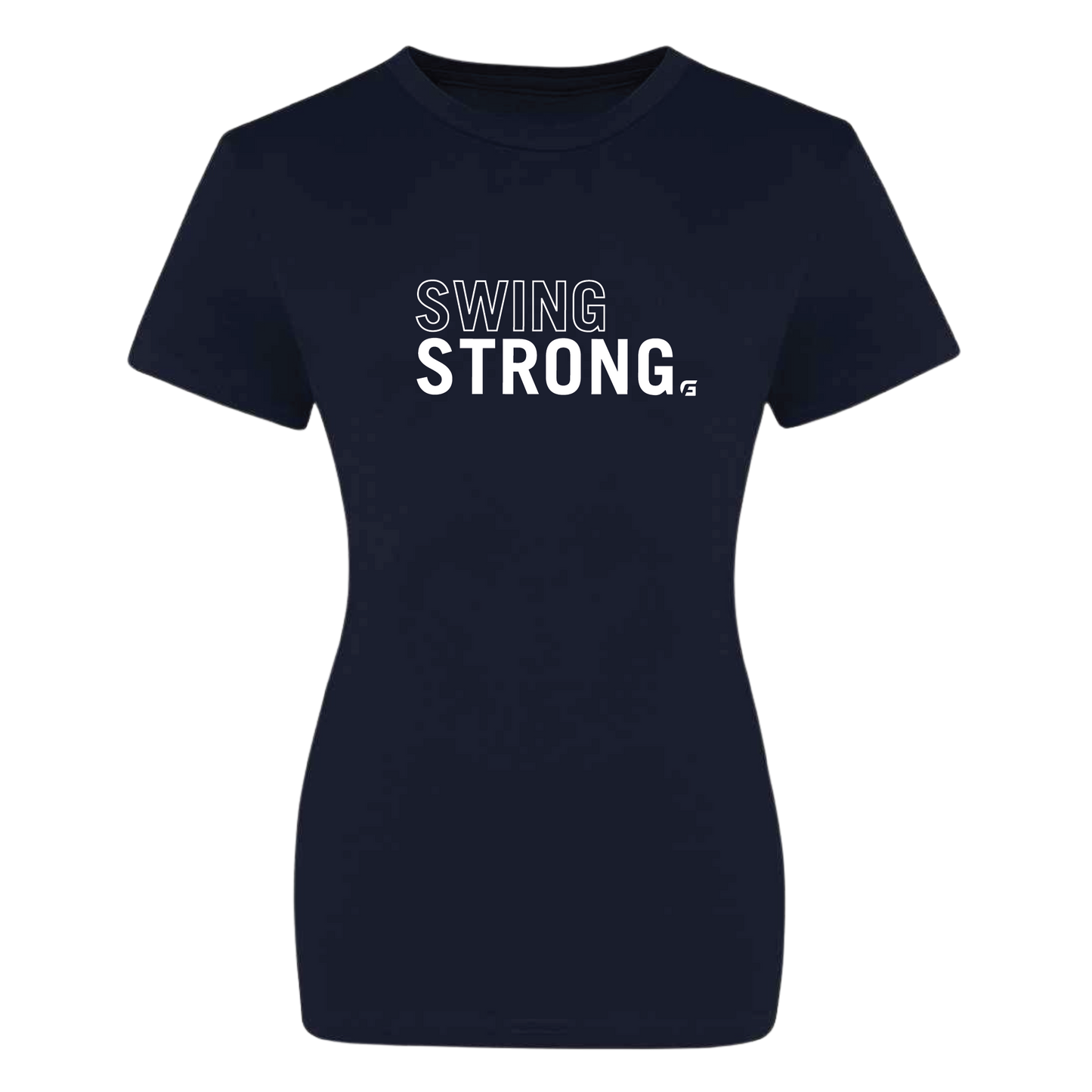 Focusgolf Swing Stronger Women's French Navy Tee