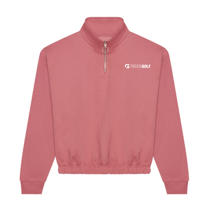 Approach 1/4 Zip Cropped Sweatshirt
