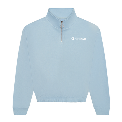 Approach 1/4 Zip Cropped Sweatshirt
