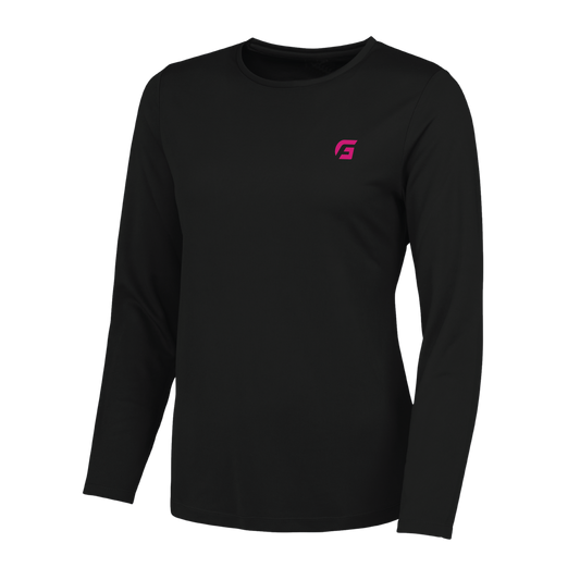 Focusgolf Core Women's Carbon Black Long Sleeve Tee