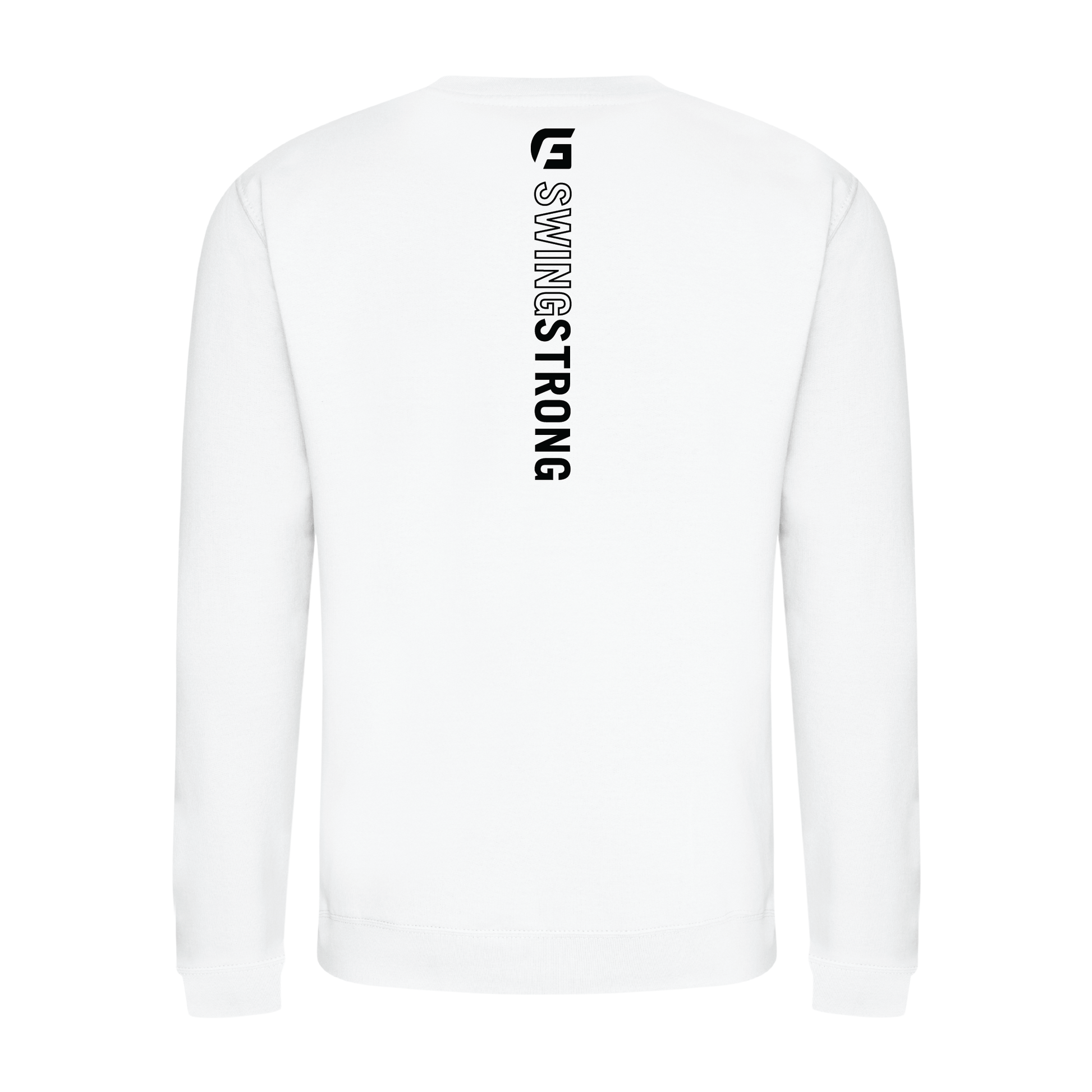 Focusgolf Swing Strong Men's Arctic White Sweatshirt