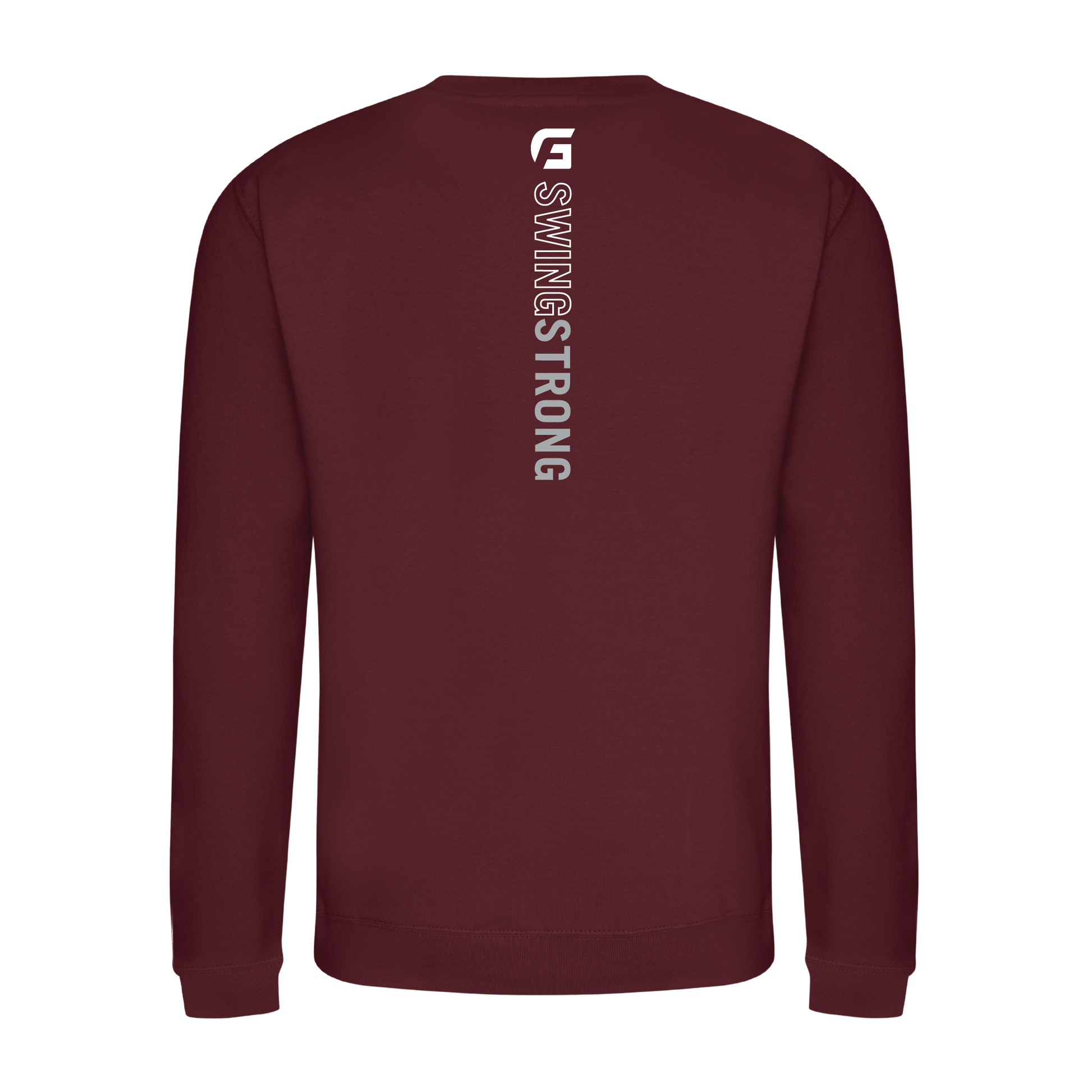 Focusgolf Swing Strong Men's Blaze Burgundy Sweatshirt