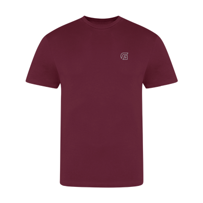 Focusgolf Swing Strong Men's Blaze Burgundy Tee