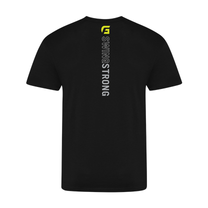 Focusgolf Swing Strong Men's Carbon Black Tee