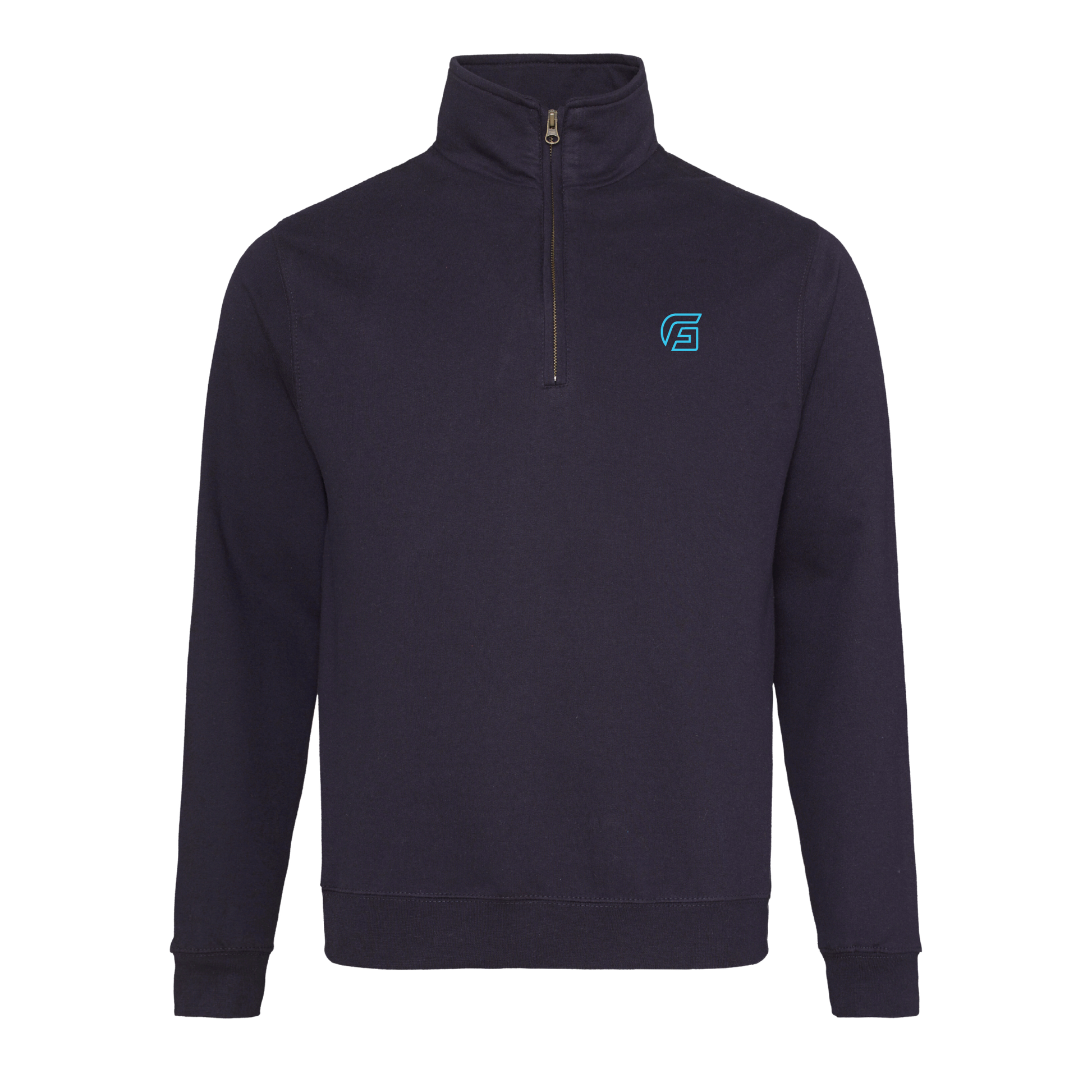 Focusgolf Swing Strong Men's French Navy Qtr Zip Sweatshirt