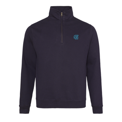 Focusgolf Swing Strong Men's French Navy Qtr Zip Sweatshirt