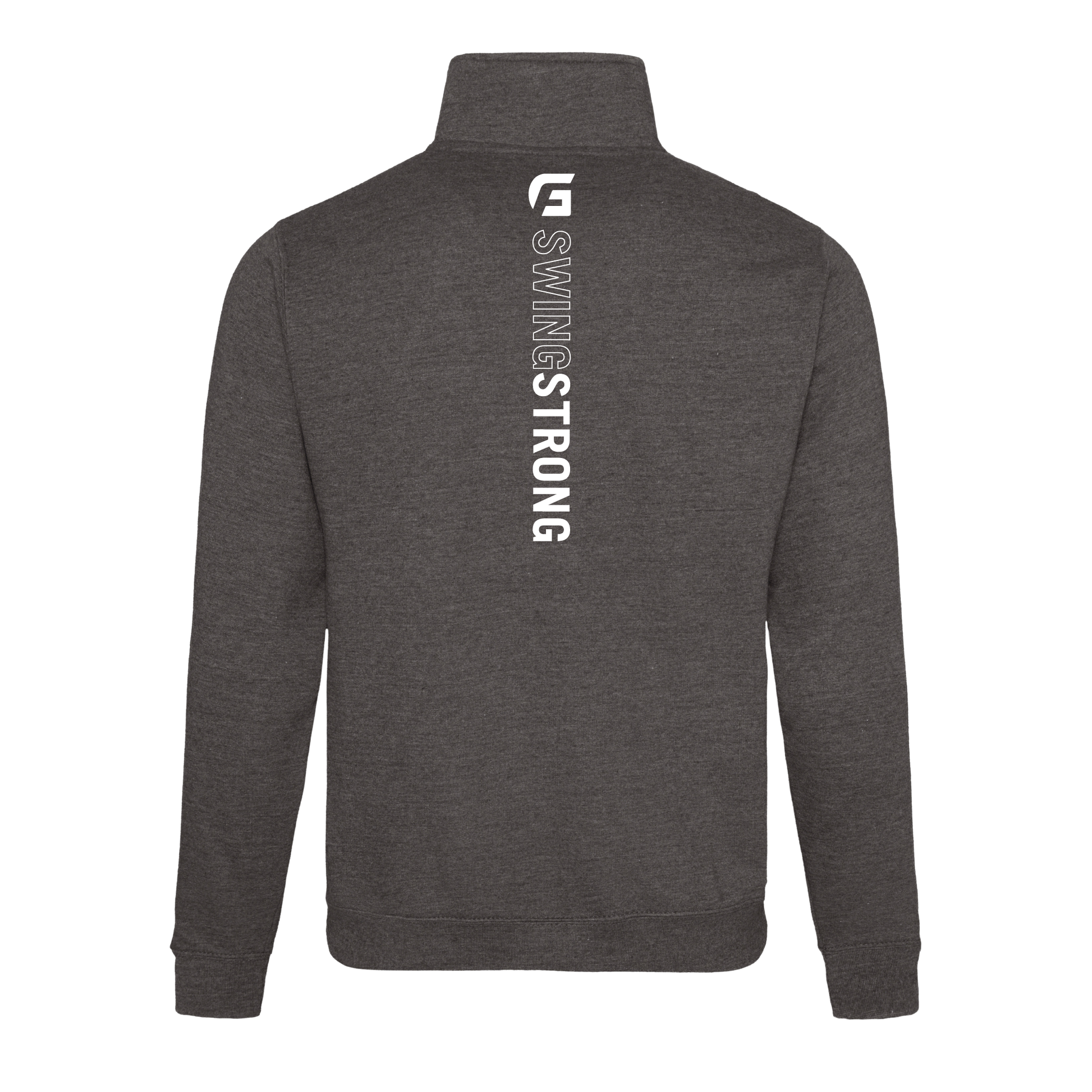 Focusgolf Swing Strong Men's Graphite Grey Qtr Zip Sweatshirt