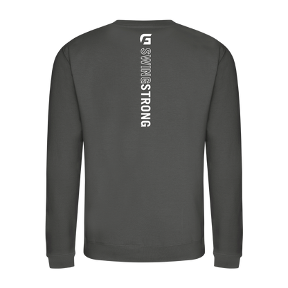 Focusgolf Swing Strong Men's Graphite Grey Sweatshirt