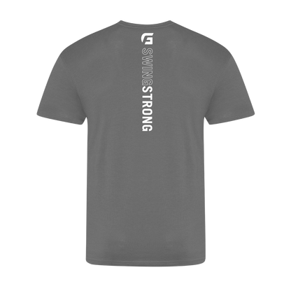 Focusgolf Swing Strong Men's Graphite Grey Tee