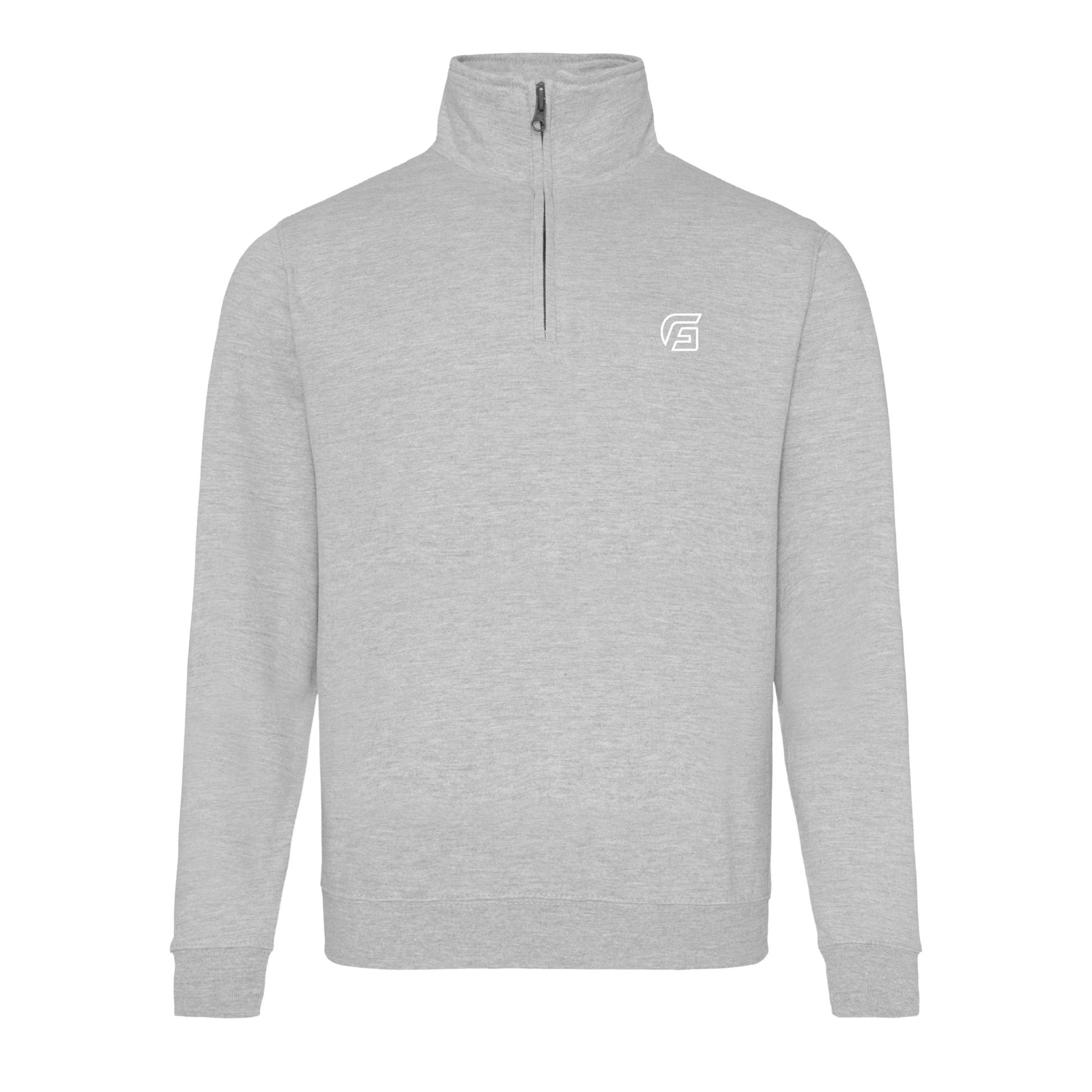 Focusgolf Swing Strong Men's Heather Grey Qtr Zip Sweatshirt