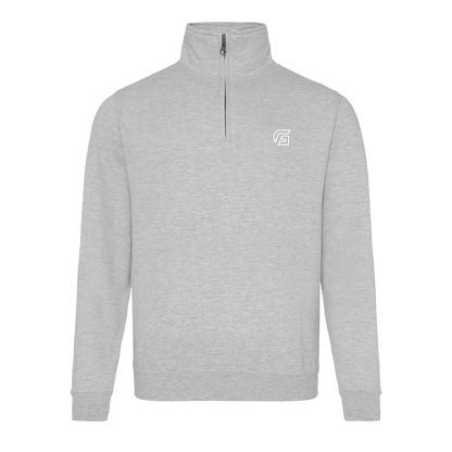 Focusgolf Swing Strong Men's Heather Grey Qtr Zip Sweatshirt