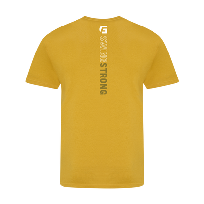 Focusgolf Swing Strong Men's Mustard Tee