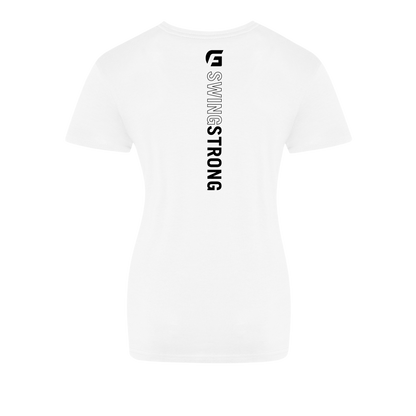 Focusgolf Swing Strong Women's Arctic White Tee