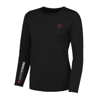 Focusgolf Swing Strong Women's Carbon Black Long Sleeve Tee