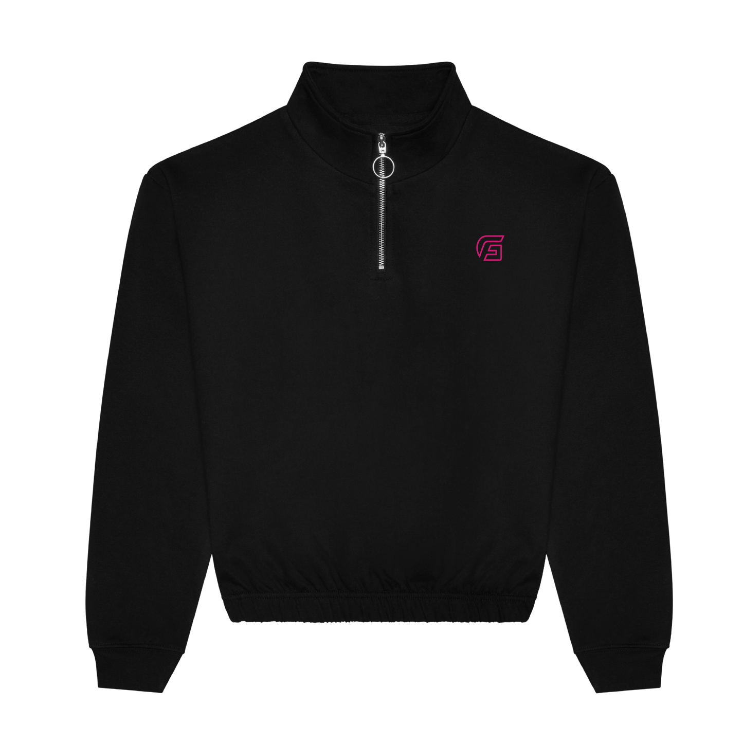 Focusgolf Swing Strong Women's Carbon Black Qtr Zip Sweatshirt