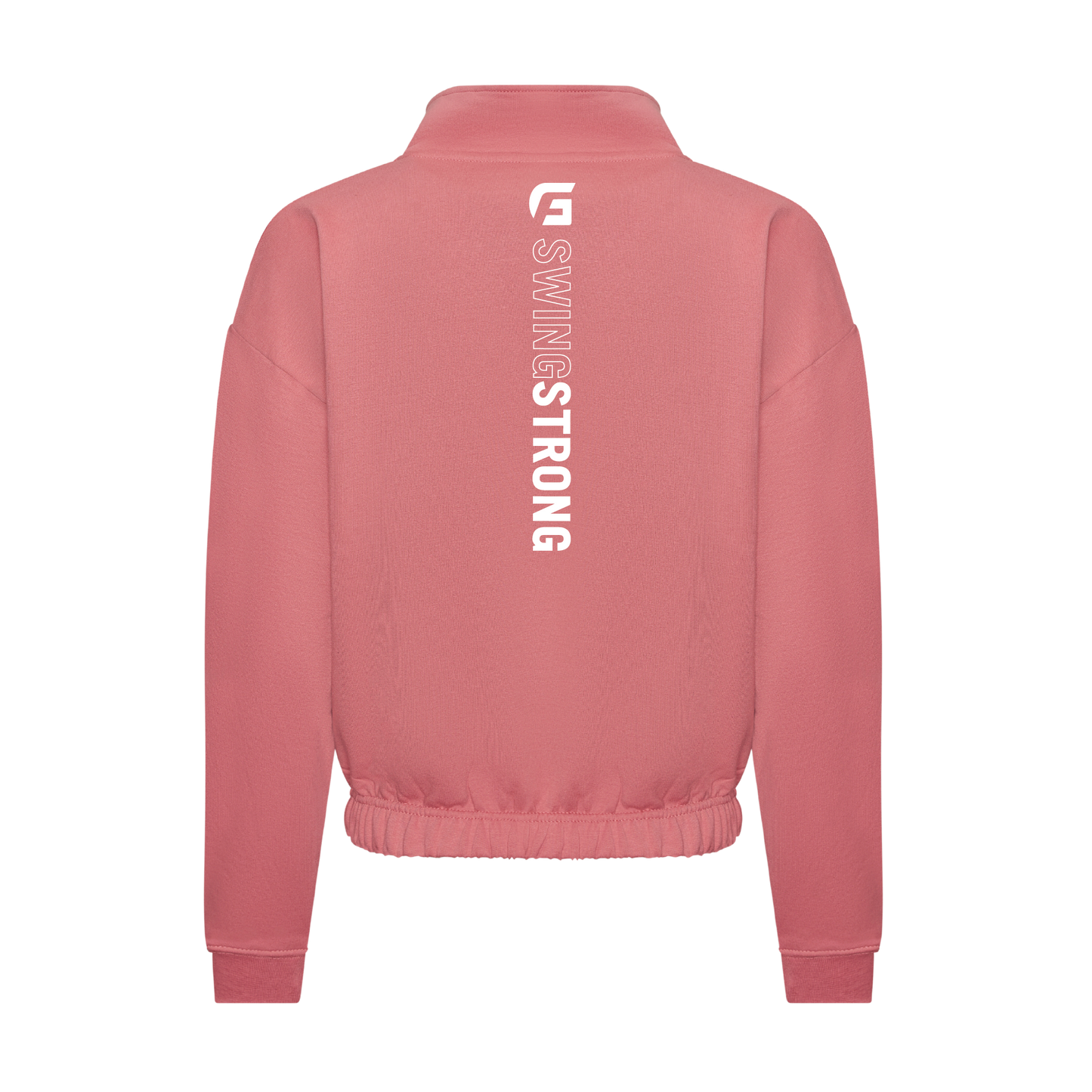 Focusgolf Swing Strong Women's Dusty Pink Qtr Zip Sweatshirt