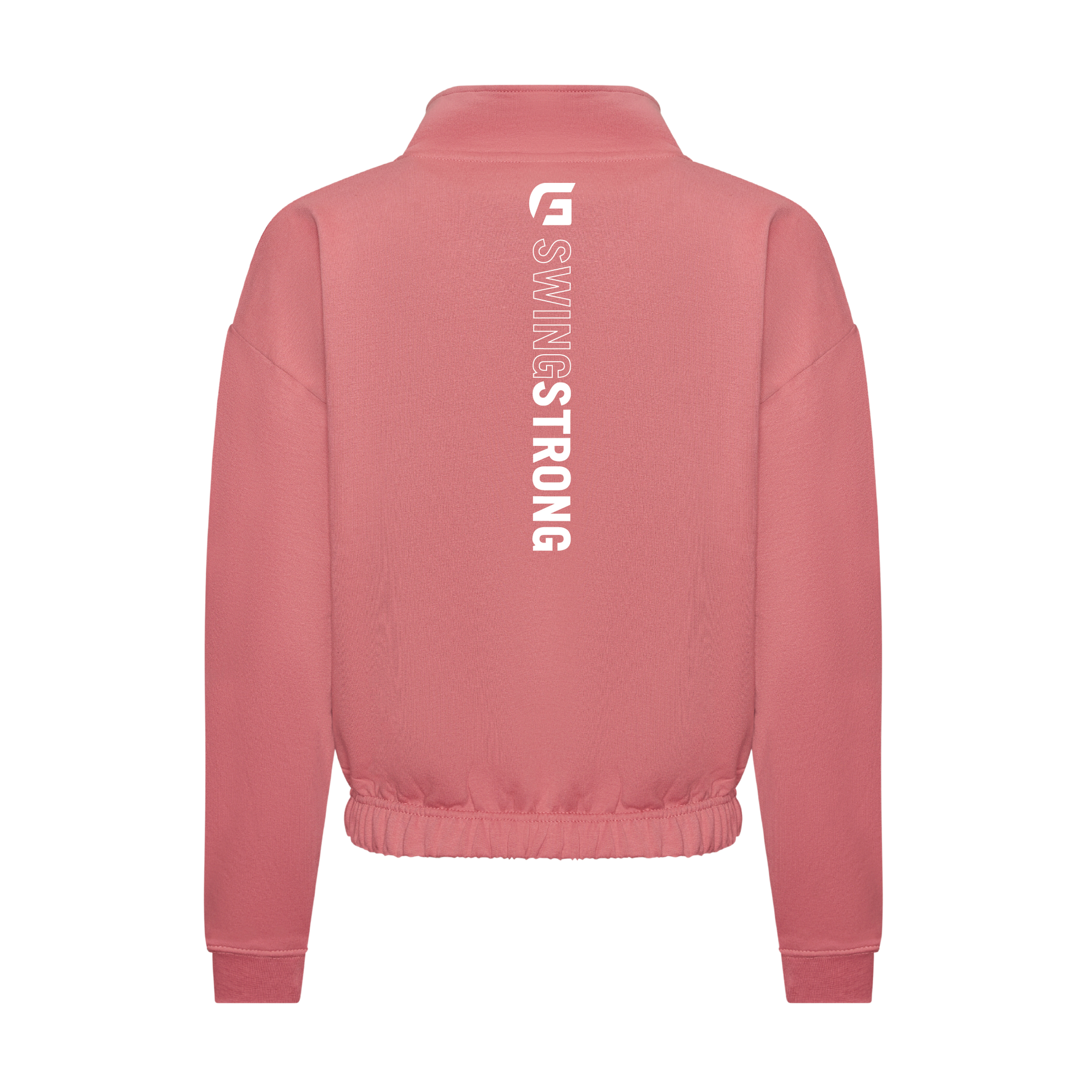 Focusgolf Swing Strong Women's Dusty Pink Qtr Zip Sweatshirt