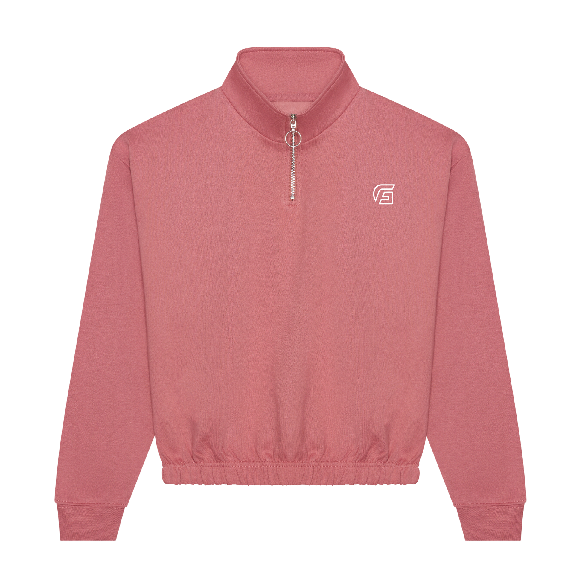 Focusgolf Swing Strong Women's Dusty Pink Qtr Zip Sweatshirt