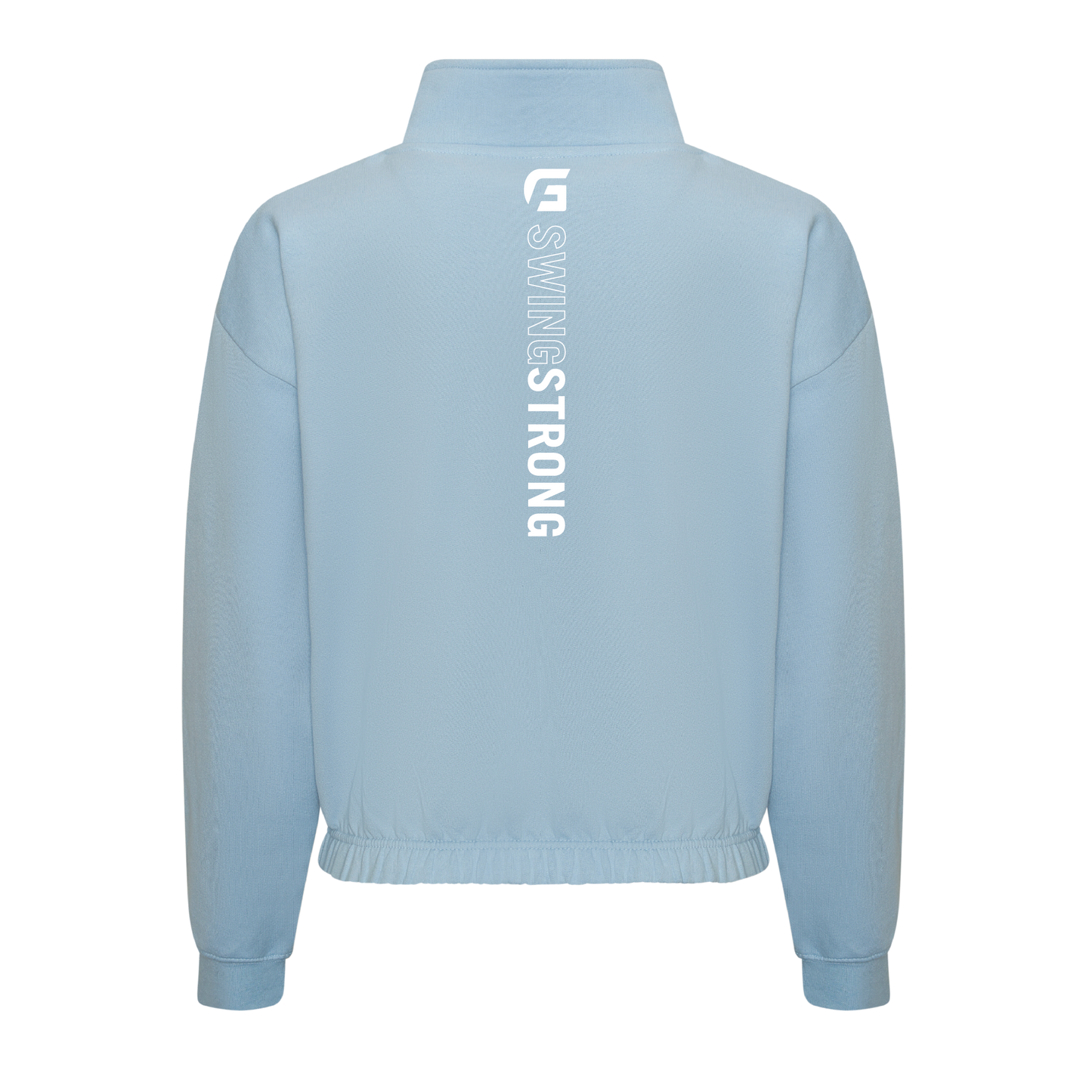 Focusgolf Swing Strong Women's Sky Blue Qtr Zip Sweatshirt