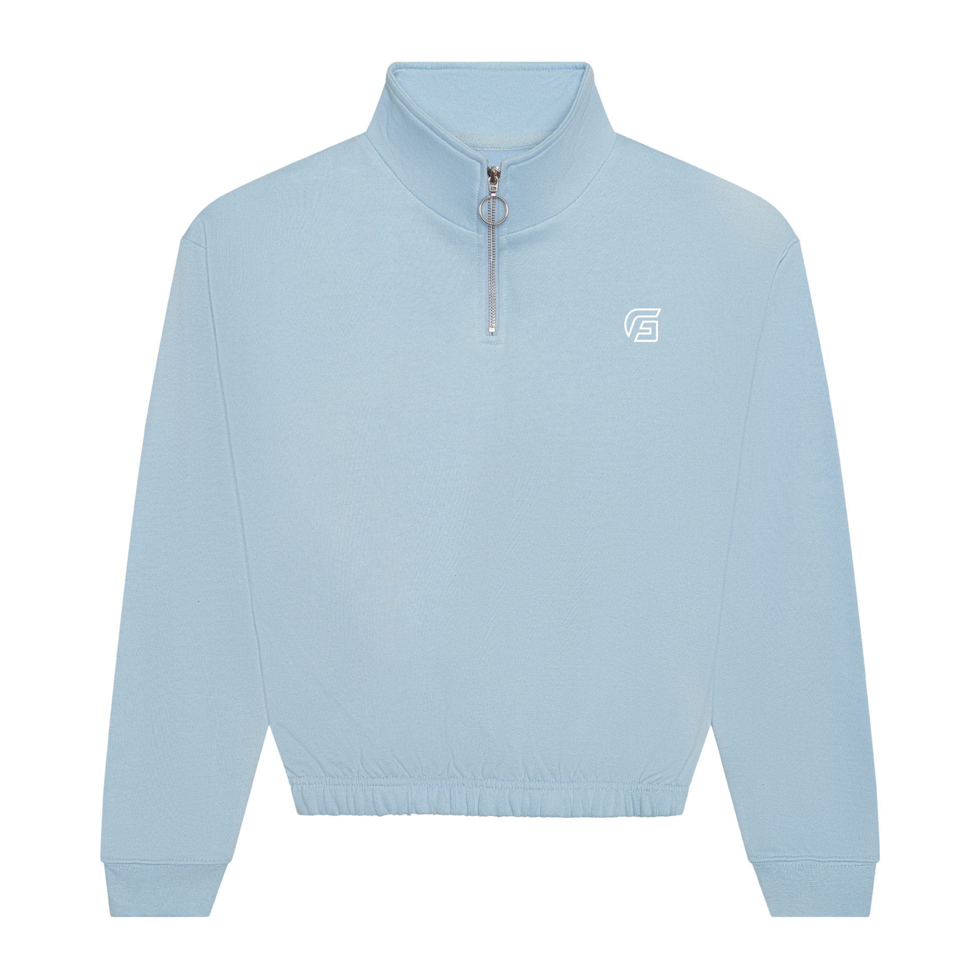 Focusgolf Swing Strong Women's Sky Blue Qtr Zip Sweatshirt