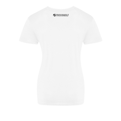 Focusgolf Swing Stronger Women's Arctic White Tee