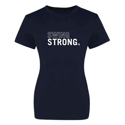 Focusgolf Swing Stronger Women's French Navy Tee